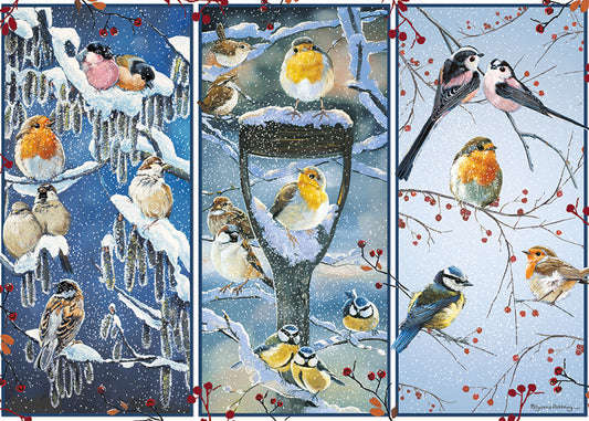 Jigsaw 1000 Piece - Snowy Garden Birds
