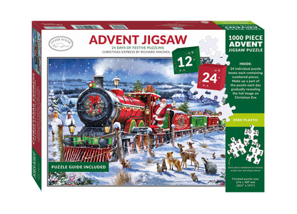 1000 Piece Advent Jigsaw Puzzle - Christmas Express