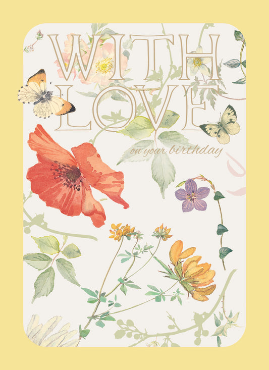 Edith Holden A Country Diary Card Collection - With Love on Your Birthday