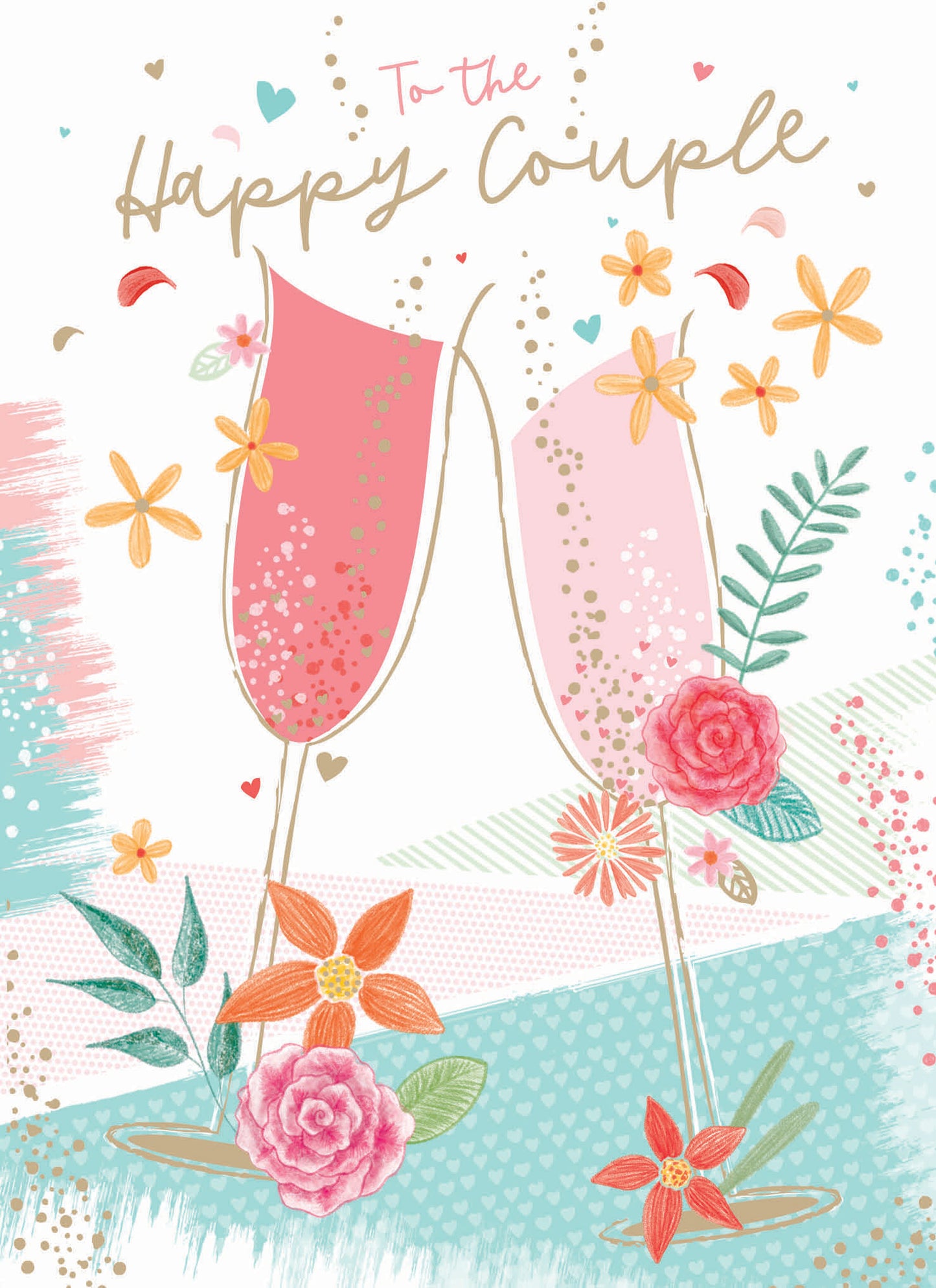 Wedding Card - Champagne