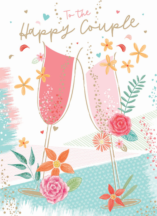 Wedding Card - Champagne