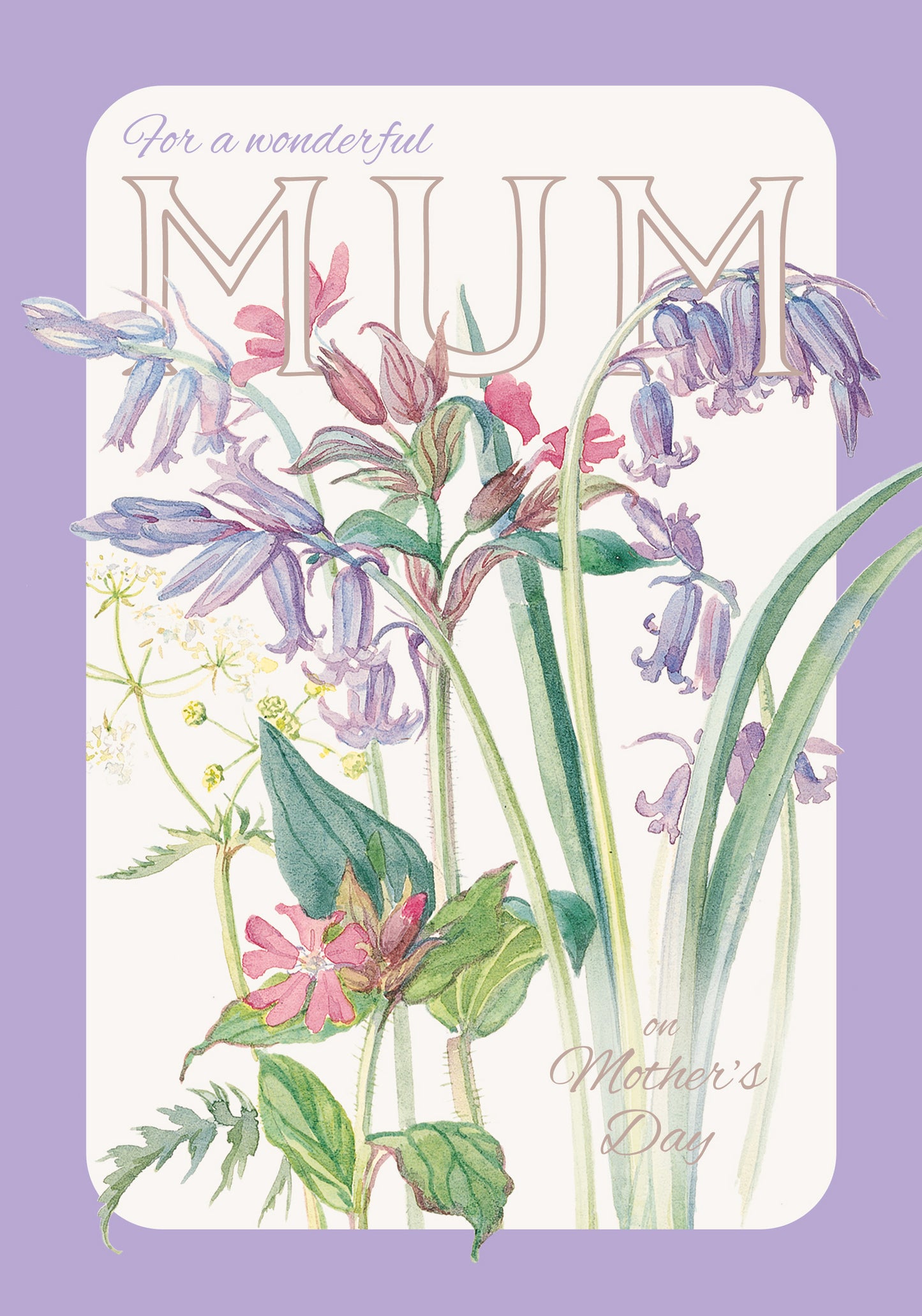 Mothers Day Card - Edith Holden - Wild Hyacinth
