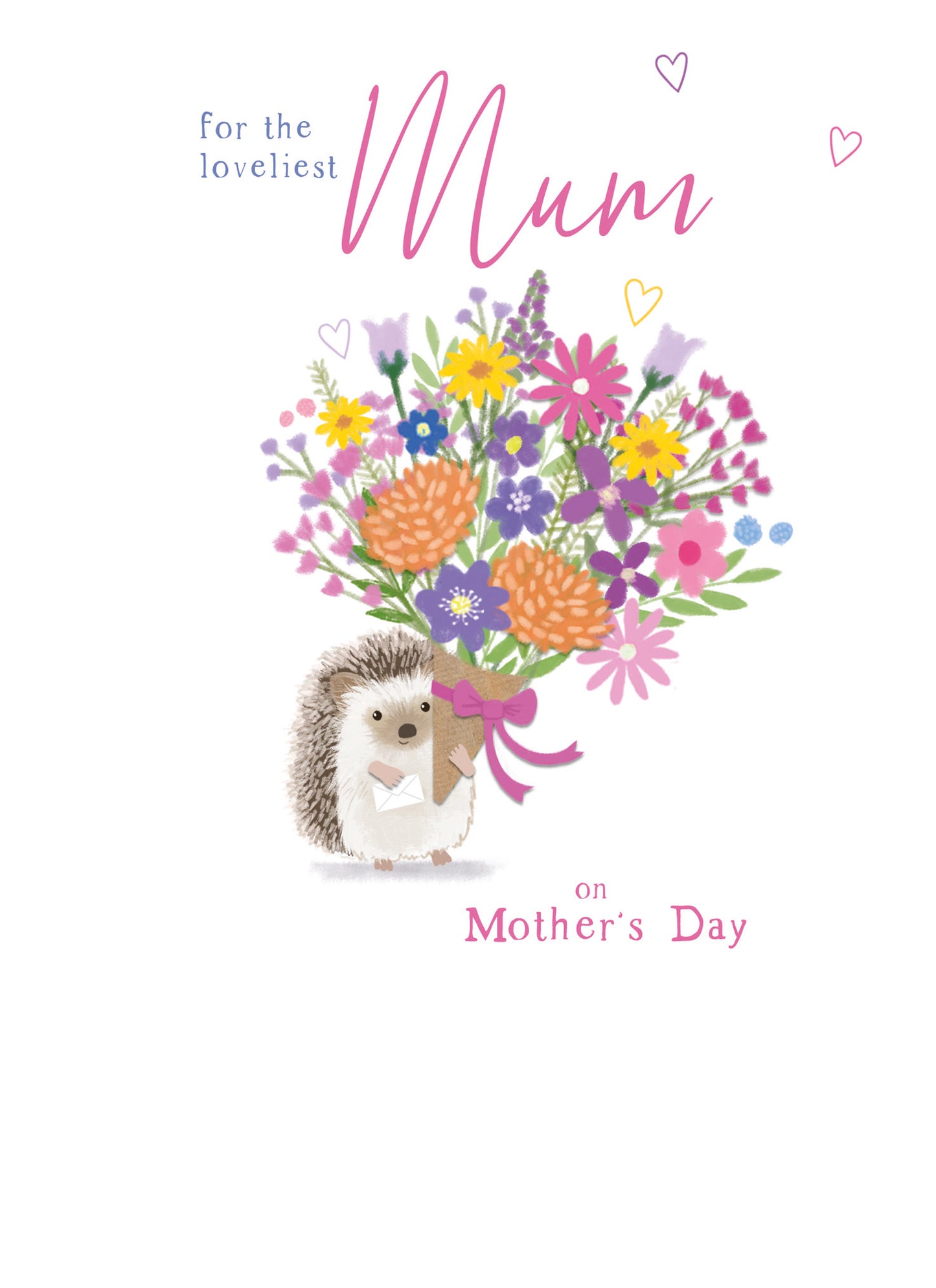 Mothers Day Card - Hedgehog Bouquet