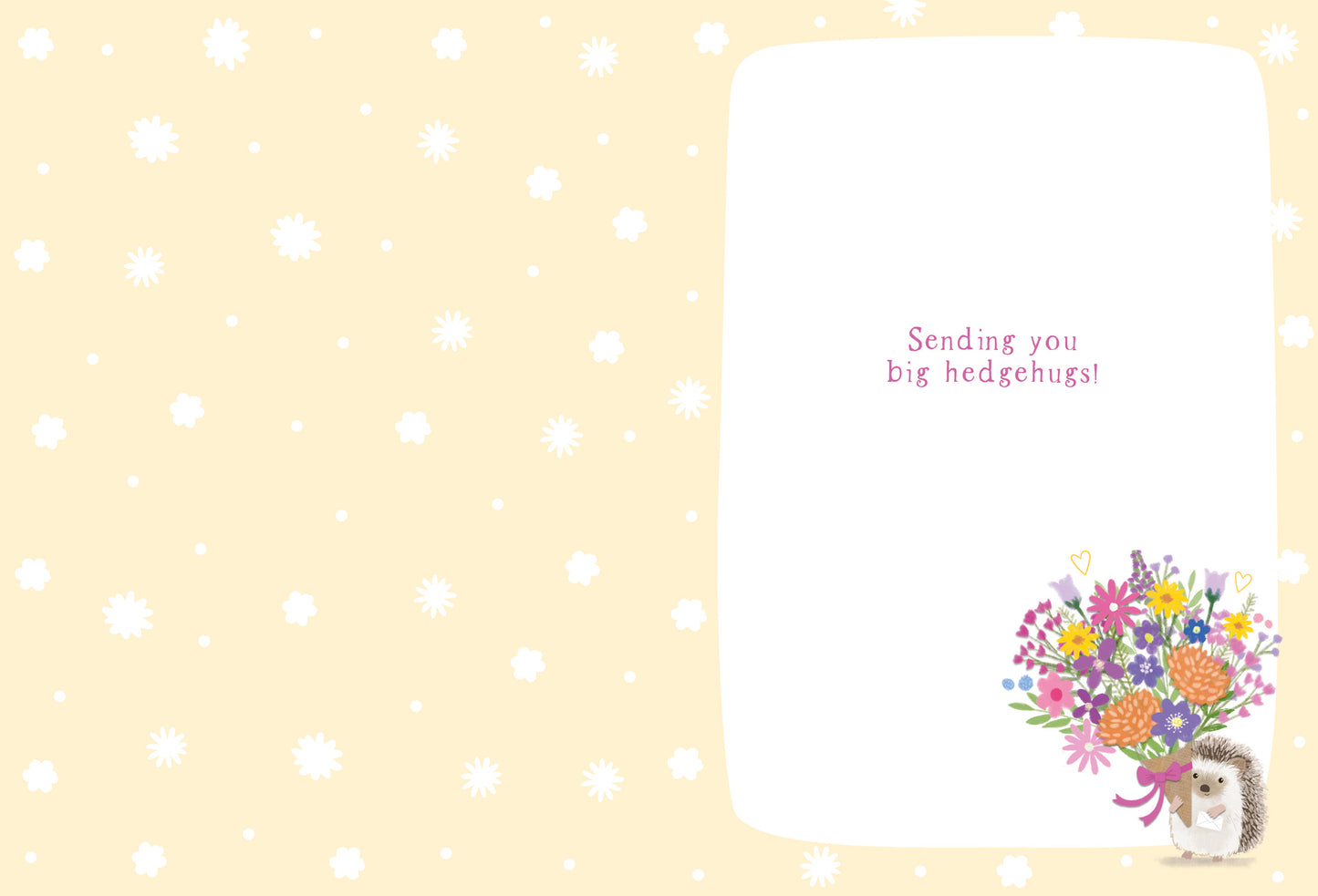 Mothers Day Card - Hedgehog Bouquet