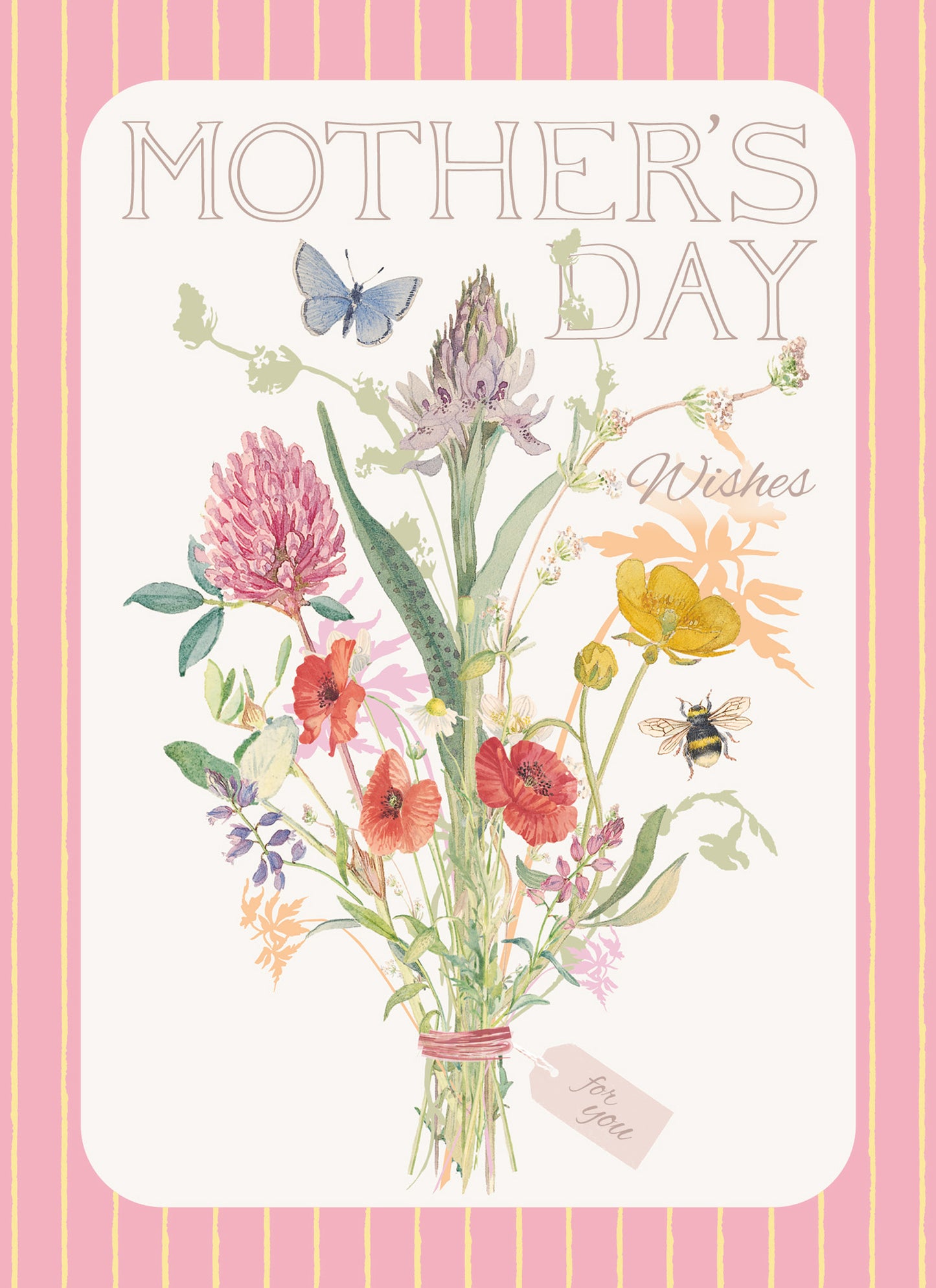 Mothers Day Card - Edith Holden - Bouquet