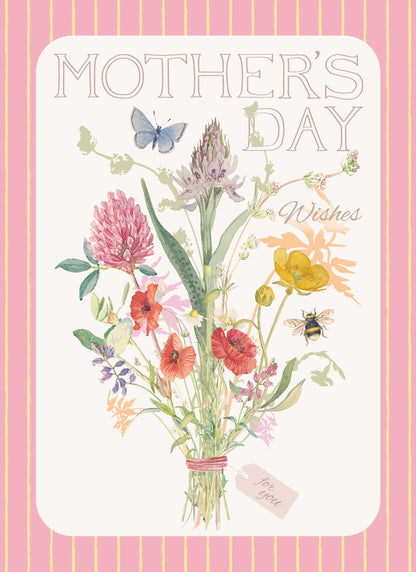 Mothers Day Card - Edith Holden - Bouquet
