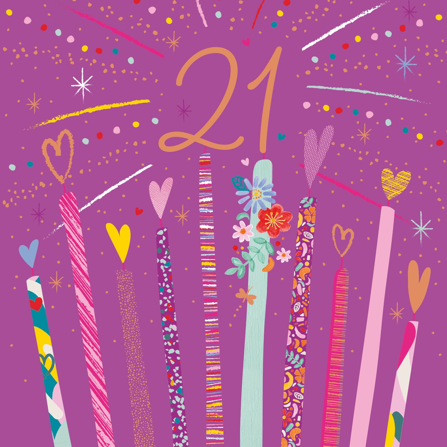 Age to Celebrate - 21 - Candles