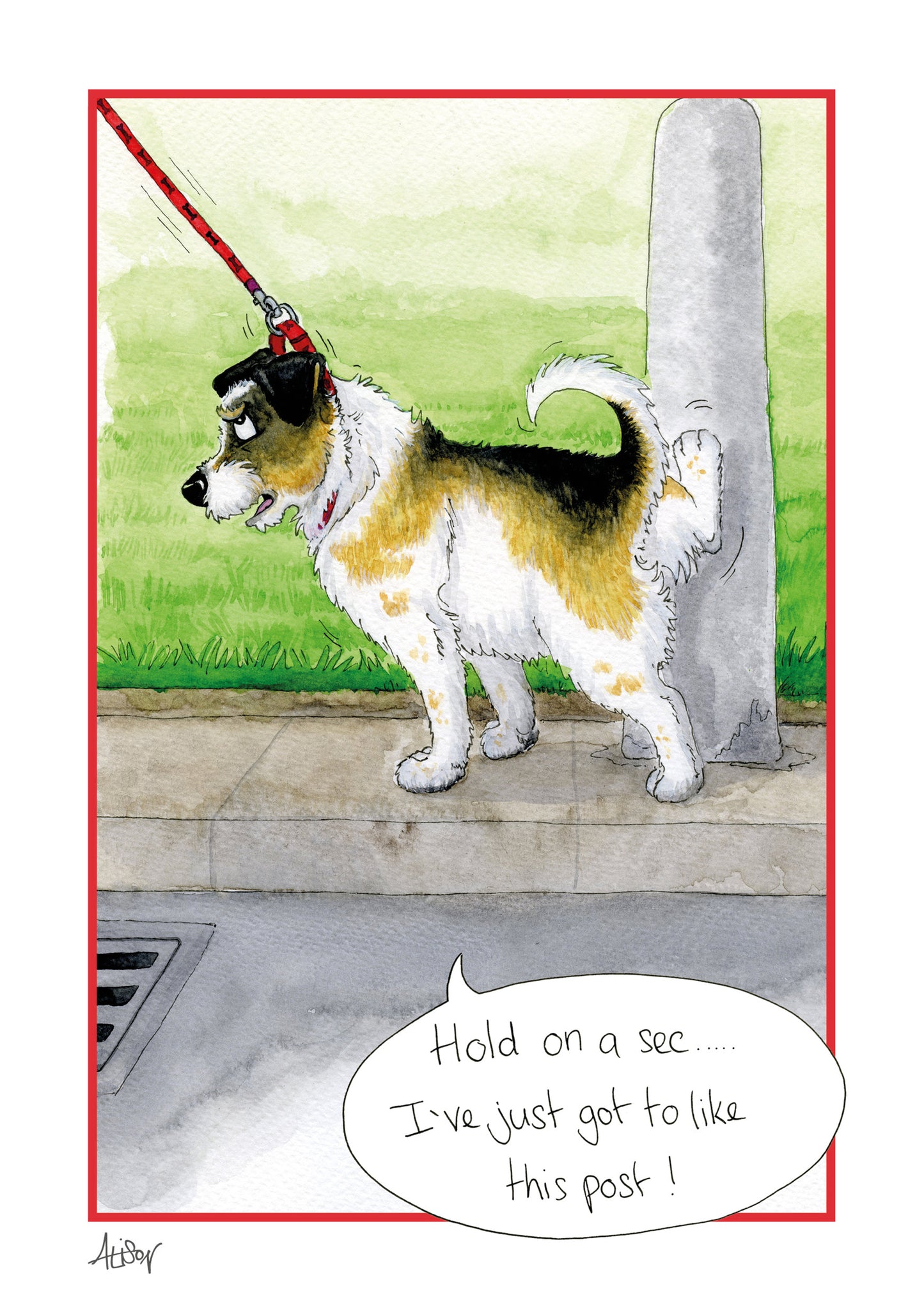 Alison's Animals Card - Like This Post