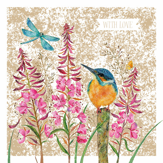 Aurelia Card - Kingfisher