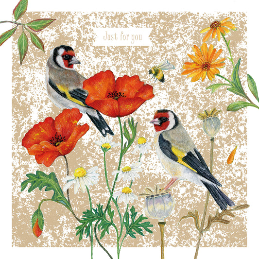 Aurelia Card - Goldfinch