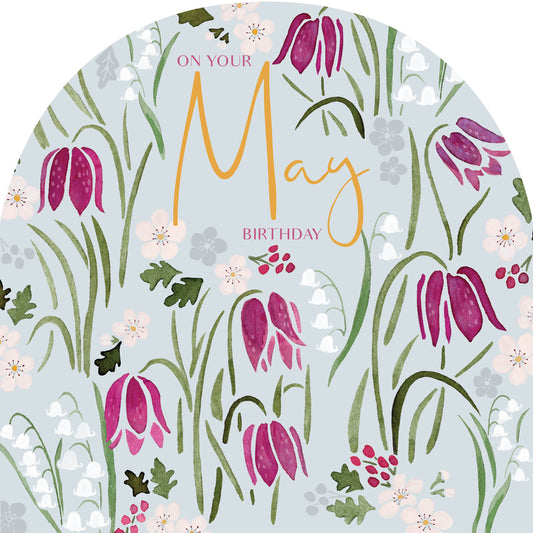 Birthday Blooms Card - May