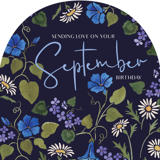 Birthday Blooms Card - September