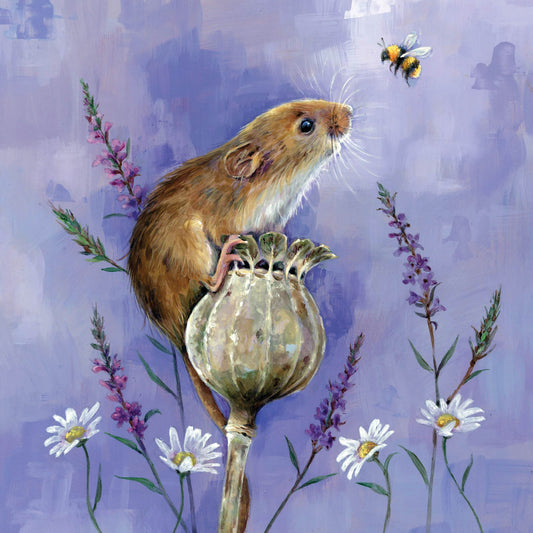 Wild Friends Card - Field Mouse