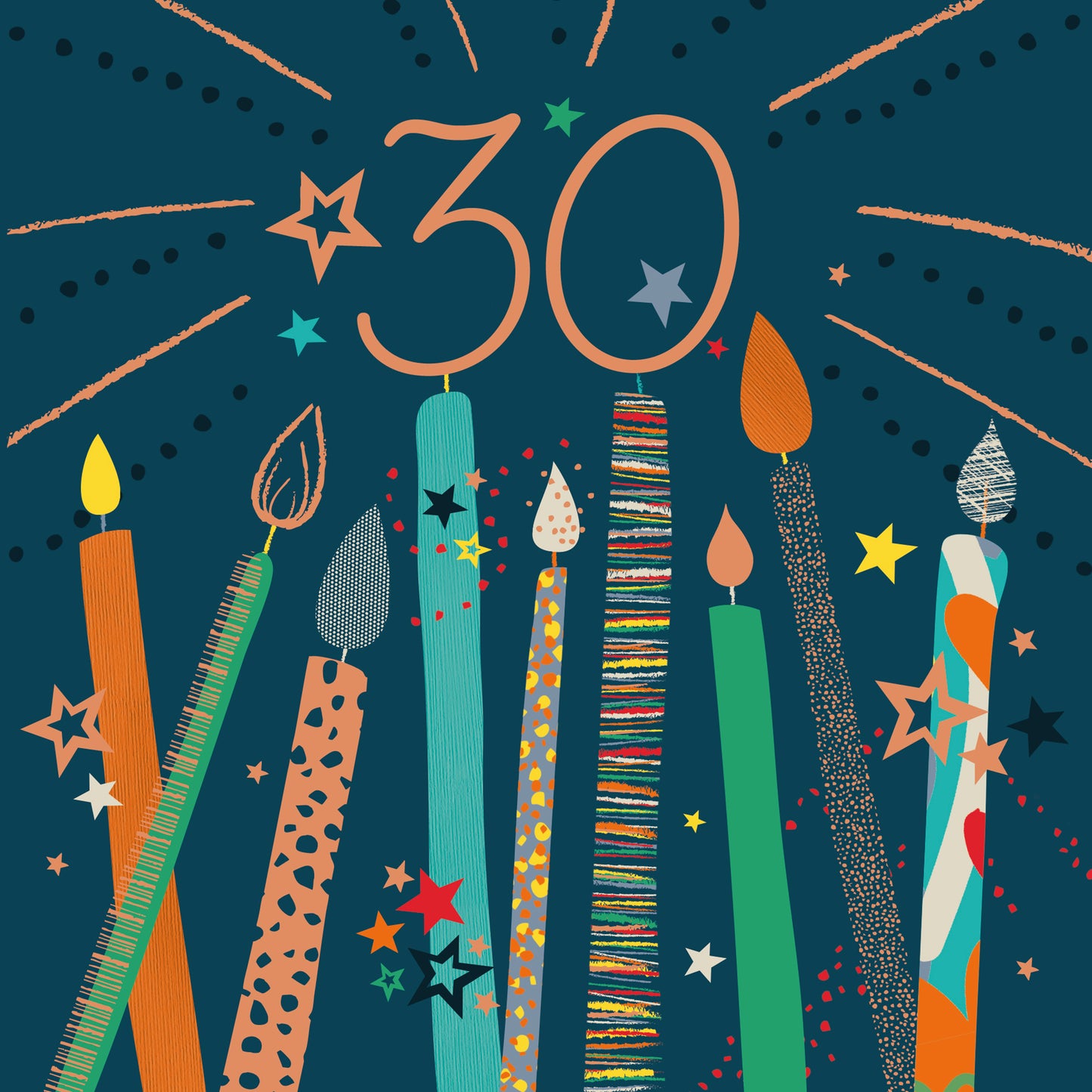 Age to Celebrate - 30 - Candles