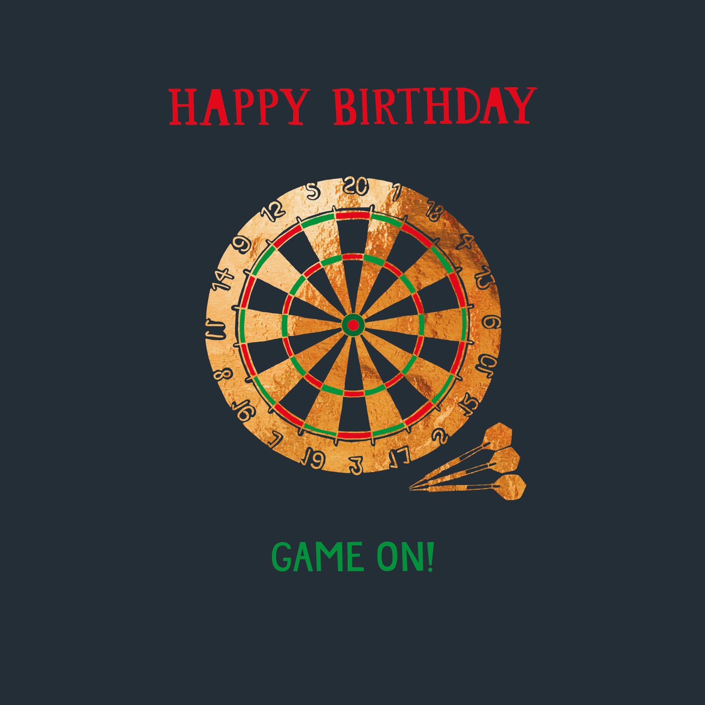 Man Of The Moment Card - Game On!