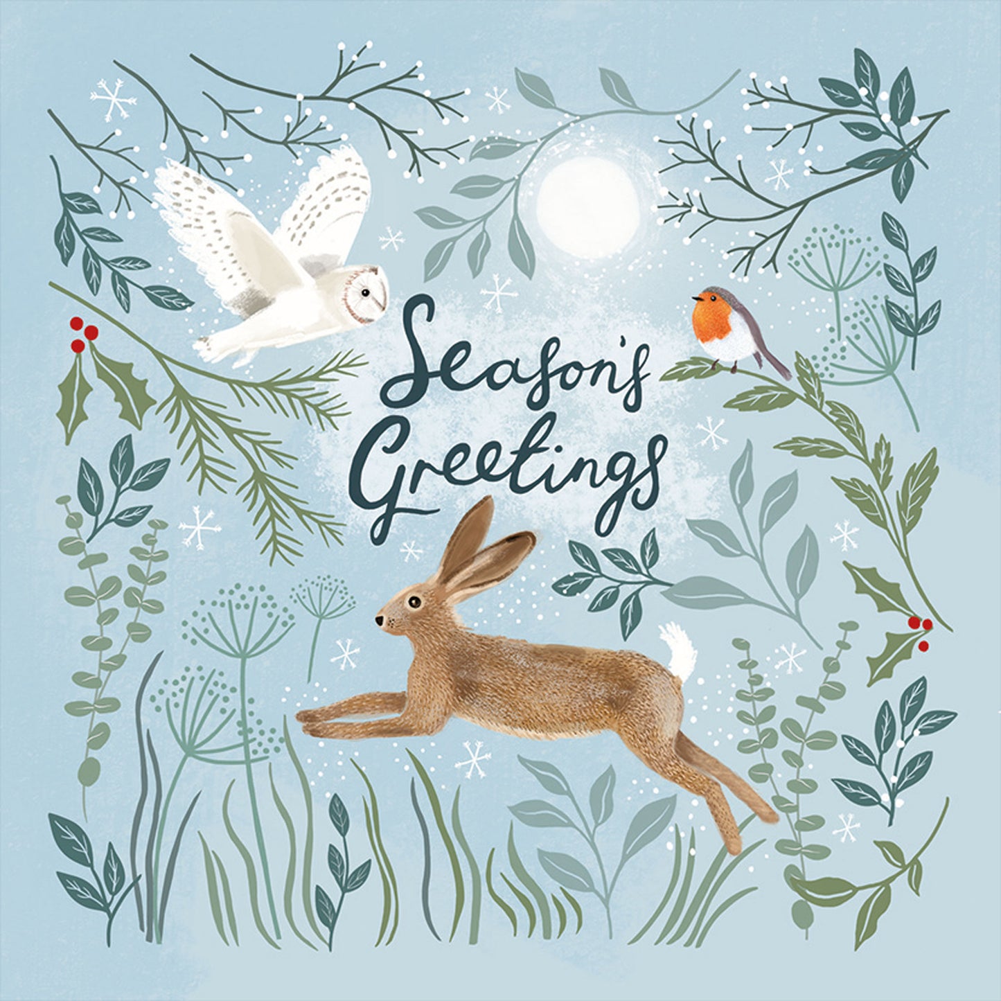 Luxury Charity Christmas Card Twin Pack (10 Cards) - Winter Wildlife