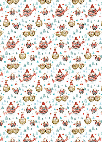 Christmas Wrap & Tags - Wrapped Up! (5 Sheets & 5 Tags)