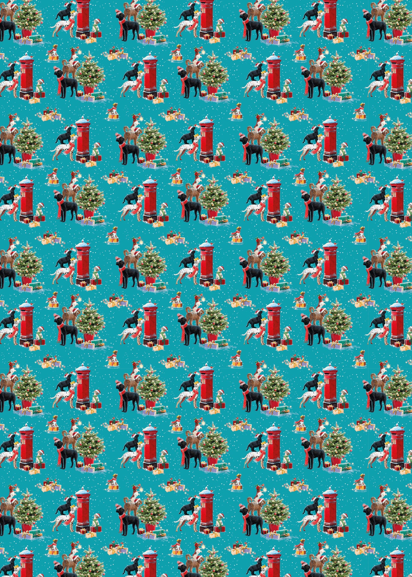 Christmas Wrap & Tags - Little Helpers (5 Sheets & 5 Tags)