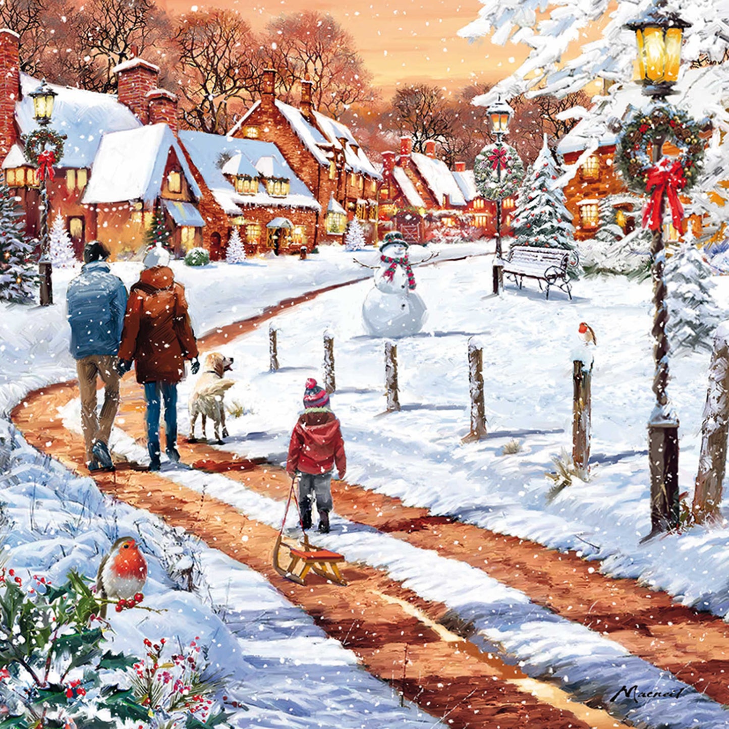 Assorted Christmas Cards - Winter Scenes