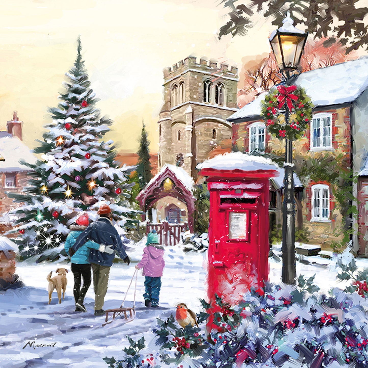 Assorted Christmas Cards - Winter Scenes