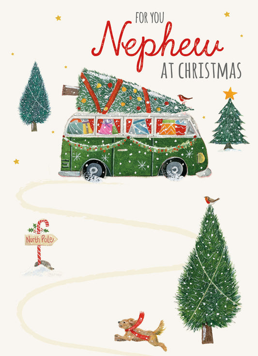 Christmas Card (Single) -  Nephew - Campervan