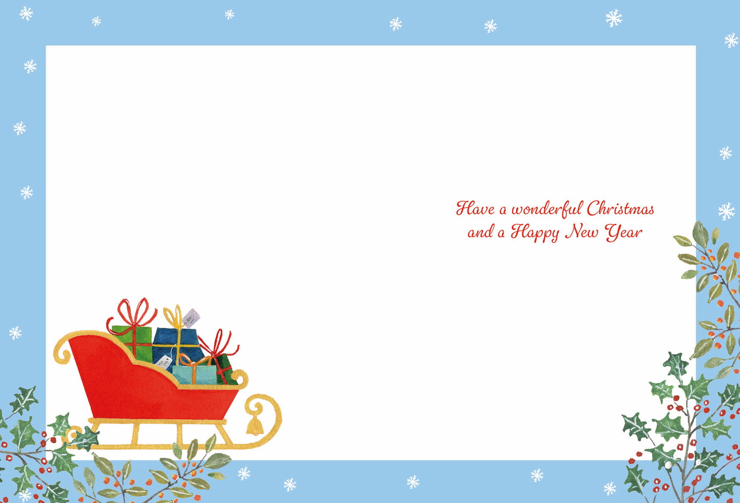 Christmas Card (Single) -  Special Friends - Dogs, Postbox And Sleigh