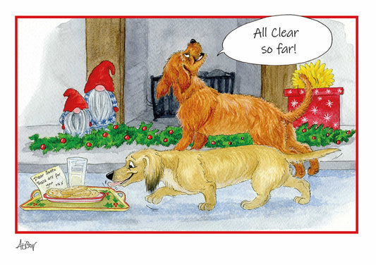 Alison's Animals Christmas Card - All Clear