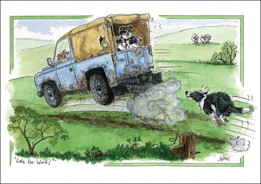 Alison's Animals Card - Late for work (Splimple - 150x210mm)