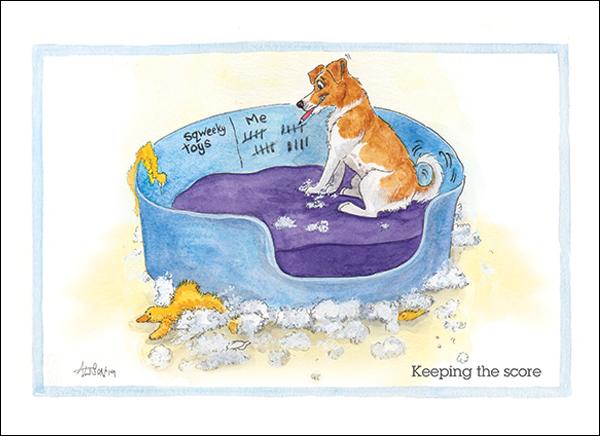 Alison's Animals Card - Keeping Score (Splimple - 150x210mm)