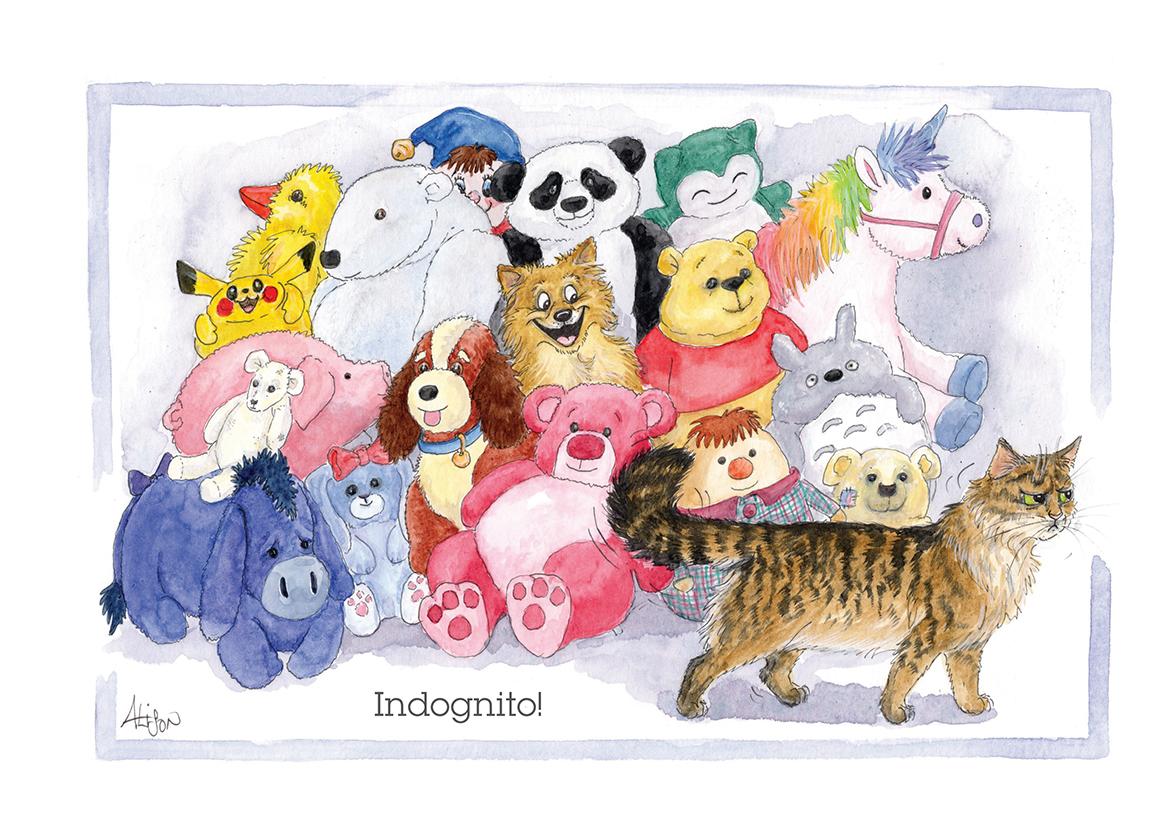 Alison's Animals Card - Indognito (Splimple - 150x210mm)