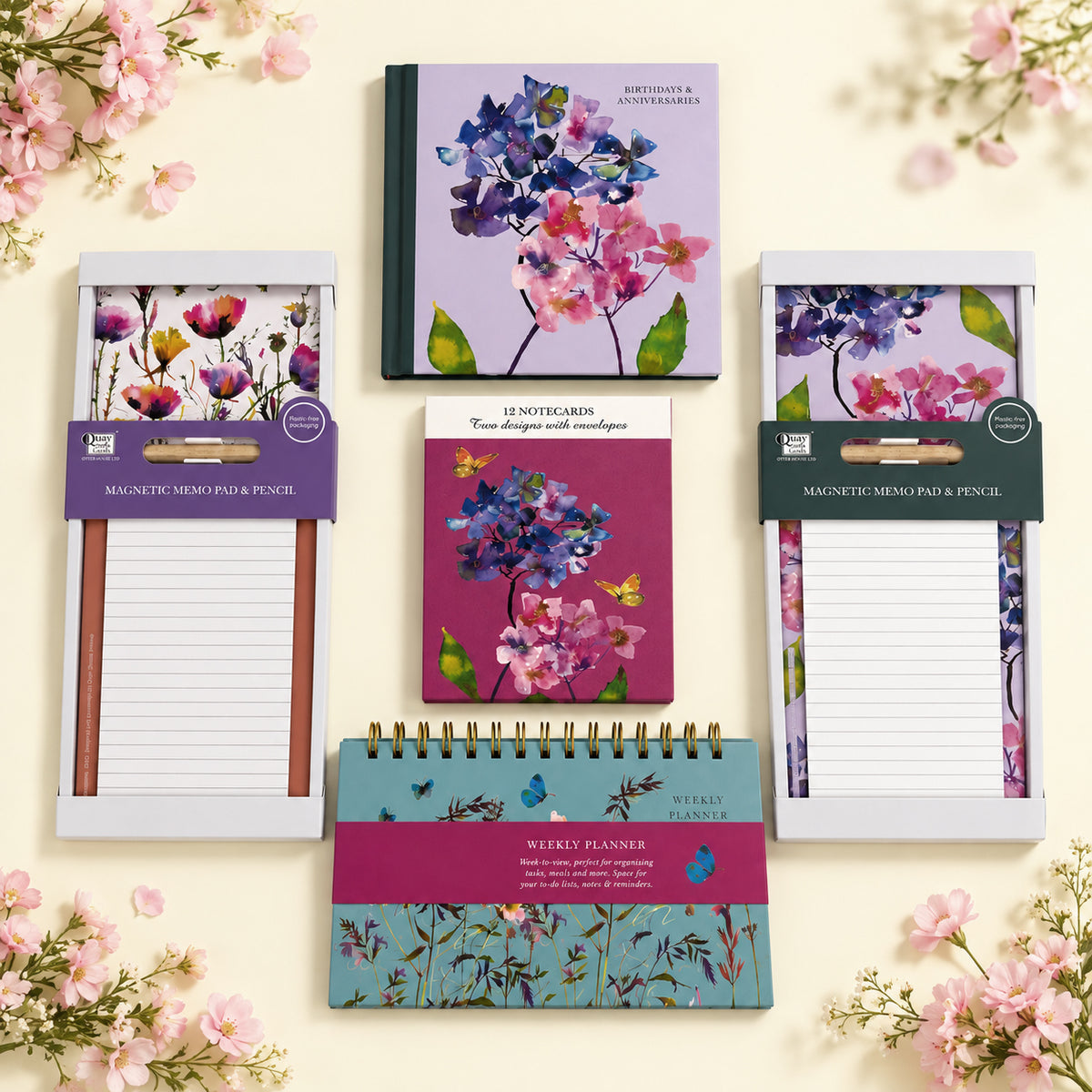 Watercolour Floral Stationery Offer