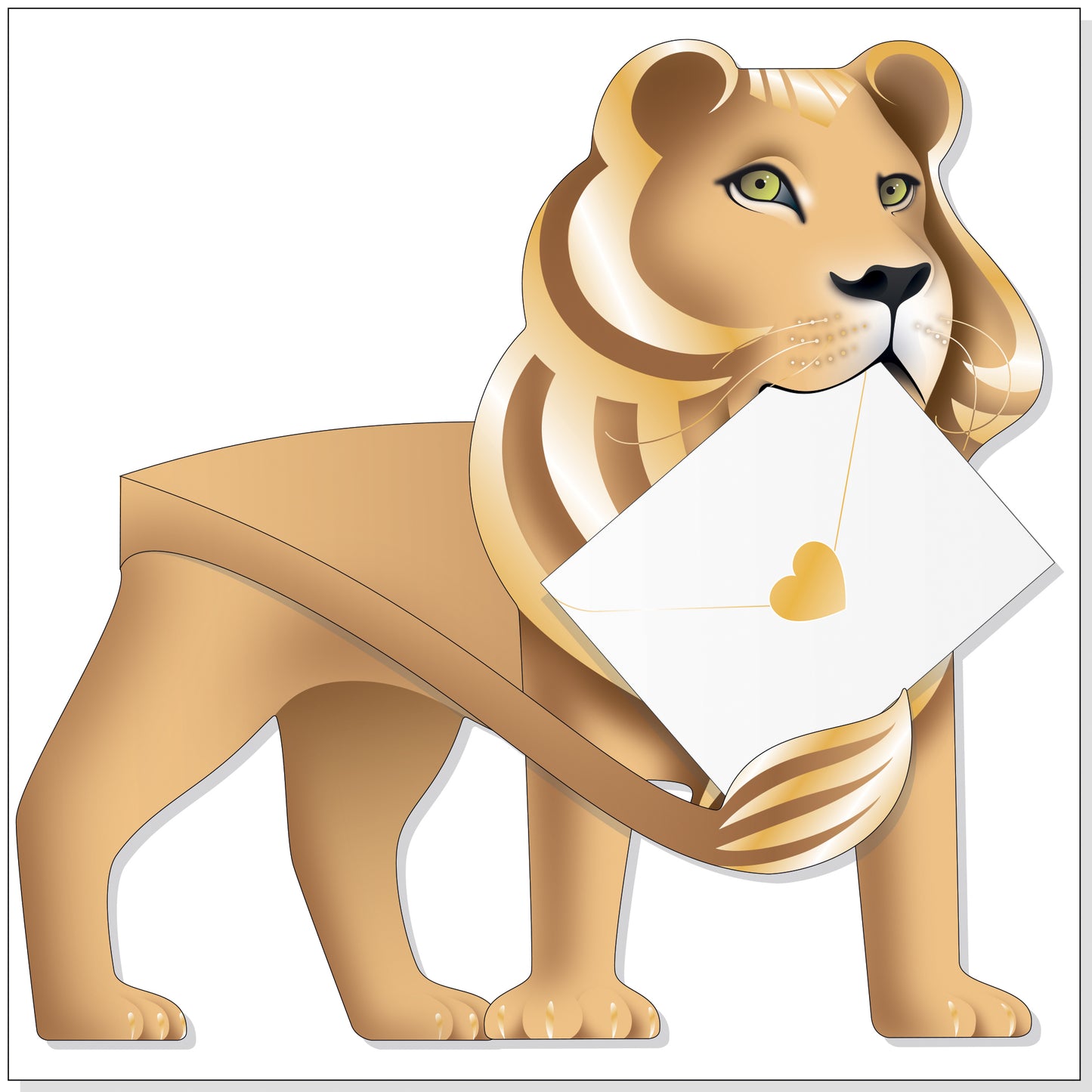 Special Delivery Card Collection - Wildlife - Leo