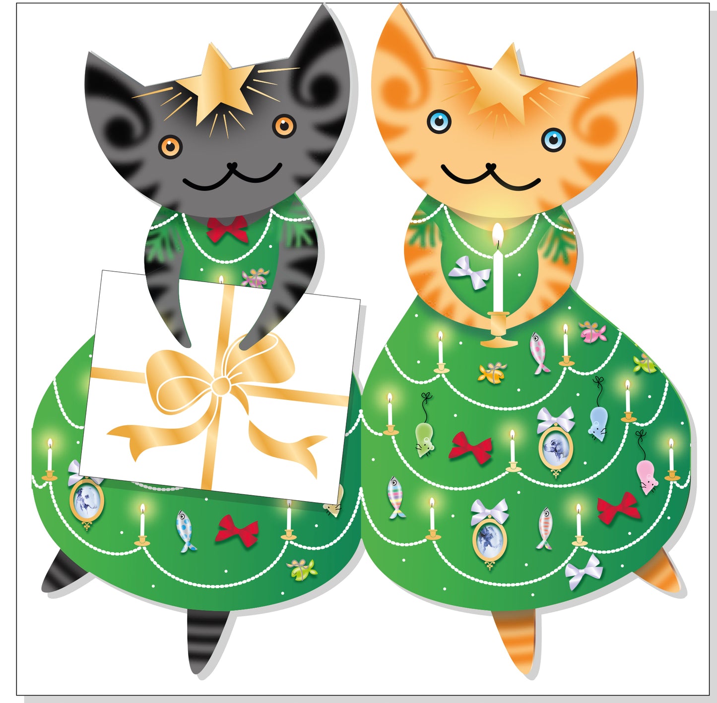 Special Delivery Card Collection - Cat - Christmas (Starry Nights)