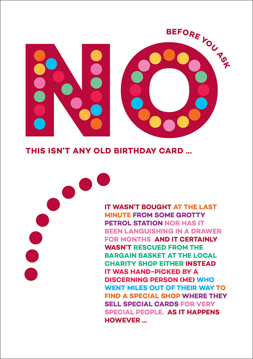 Wordies Card - NO (Splimple)
