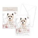 Pollyanna Pickering Stationery - Notecard Pack - West Highland Terrier
