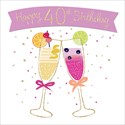 Age To Celebrate Card - 40 Cocktails & Banner