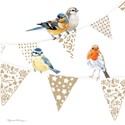 Pollyanna Pickering Countryside Collection Card - Birds On Bunting