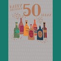 Age To Celebrate Card - 50 Birthday Beers