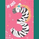 Rainbow Pops Card Collection - Zebra (Age 3)