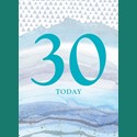 Age To Celebrate Card - 30 - Colour wash