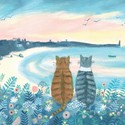 Quayside Gallery Card Collection - Sunset Cats
