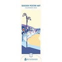 Seaside Poster Art Becky Bettesworth Slim Calendar 2025 (PFP)