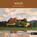 Wales Poster Art NRM Wiro Wall Calendar 2025 (PFP)