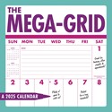 Mega Grid (Sunday Start) Wall Calendar 2025