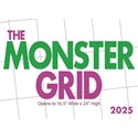 Monster Grid (Sunday Start) Wall Calendar 2025