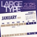 Large Type Wall Calendar 2025 (PFP)