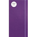 Fashion Diary (Sunday Start) Purple Soft Touch Slim Diary 2025 (PFP)