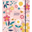Fashion Diary Contemporary Floral Square Pocket Diary 2025 (PFP)