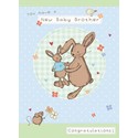 New Baby Card - Bunny (Baby Brother)