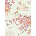 Age To Celebrate Card - 90 Little Bird